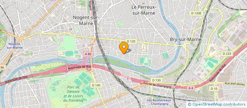 localisation de l'entreprise MONSIEUR GIA LINH FABRE à LE PERREUX-SUR-MARNE