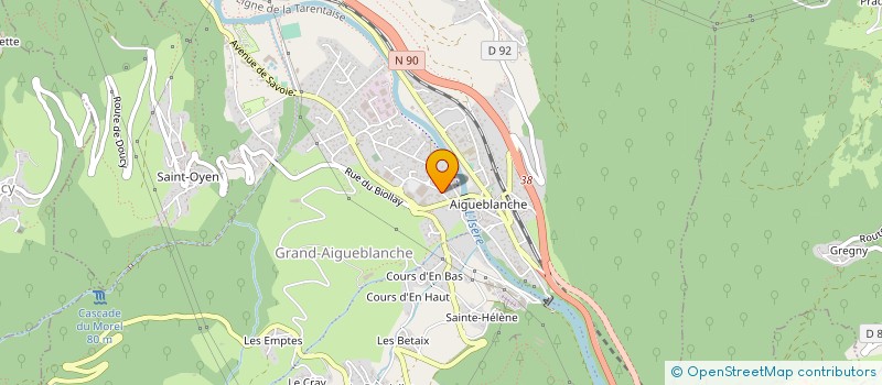 localisation de l'entreprise MONSIEUR GIACOMINO BARBUTO  GRAND-AIGUEBLANCHE