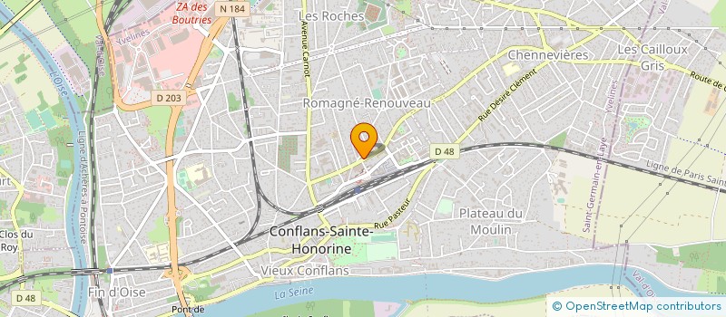 localisation de l'entreprise MONSIEUR GIACOMINO SCAGNETTI  CONFLANS-SAINTE-HONORINE
