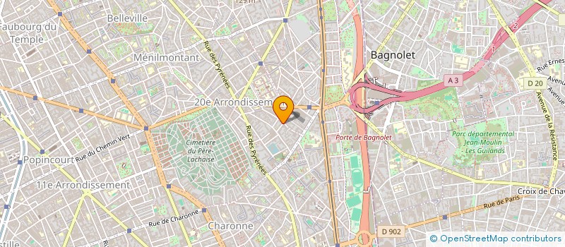 localisation de l'entreprise MONSIEUR GIACOMO ARRIGO  PARIS