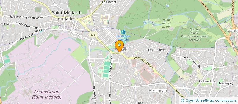 localisation de l'entreprise MONSIEUR GIACOMO CALCAMUGGI à SAINT-MEDARD-EN-JALLES