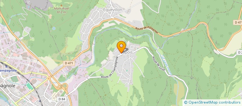 localisation de l'entreprise MONSIEUR GIACOMO LONGO  SAPOIS