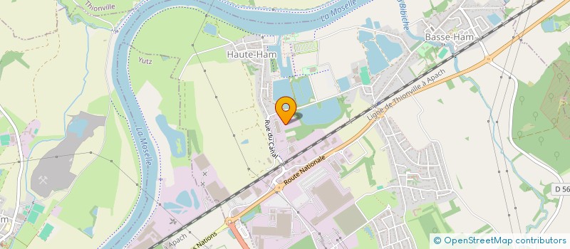 localisation de l'entreprise MONSIEUR GIACOMO MARINELLI  BASSE-HAM