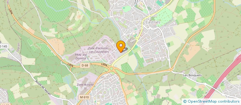 localisation de l'entreprise MONSIEUR GIACOMO TIMPANO  CASTRIES