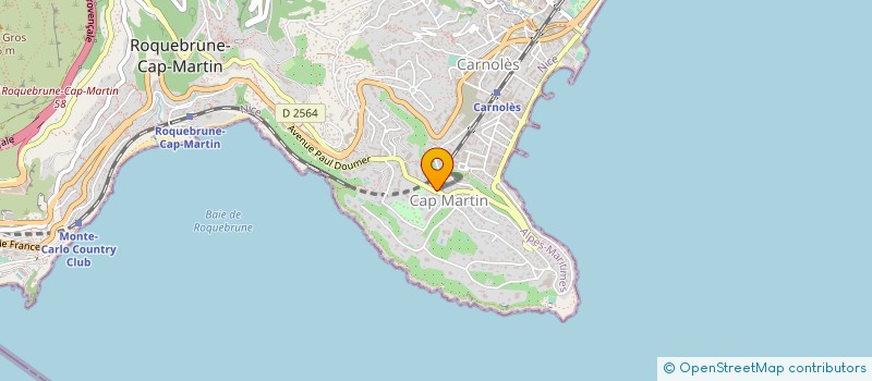 localisation de l'entreprise MONSIEUR GIAMPAOLO DAMATO à ROQUEBRUNE-CAP-MARTIN
