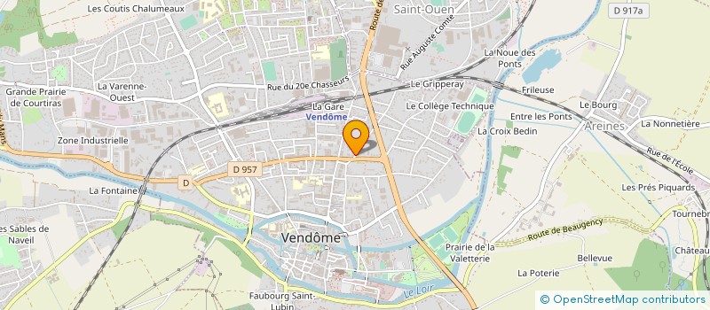 localisation de l'entreprise MONSIEUR GIAMPAOLO MANFREDI  VENDOME