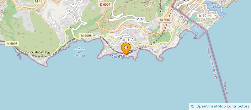 localisation de l'entreprise MONSIEUR GIAN MARCO TAVANI  CAP-D'AIL