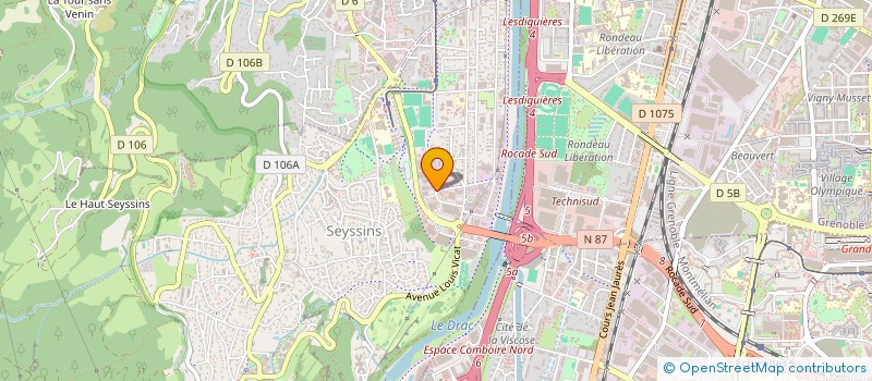 localisation de l'entreprise MONSIEUR GIAN MARIA GRECO à SEYSSINS