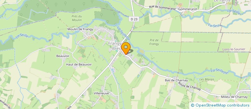 localisation de l'entreprise MONSIEUR GIAN RUBAGOTTI  FRANGY-EN-BRESSE