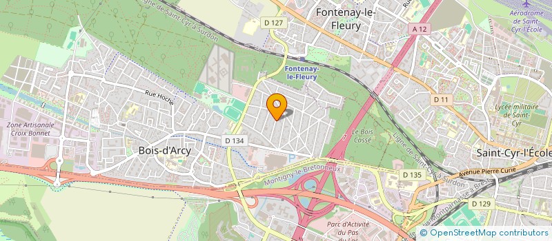 localisation de l'entreprise MONSIEUR GIANCARLO CAPORICCI  BOIS-D'ARCY