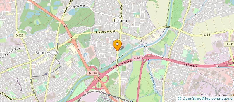 localisation de l'entreprise MONSIEUR GIANCARLO CUCUZZA  ILLZACH