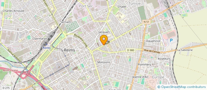 localisation de l'entreprise MONSIEUR GIANCARLO D'ONOFRIO à REIMS