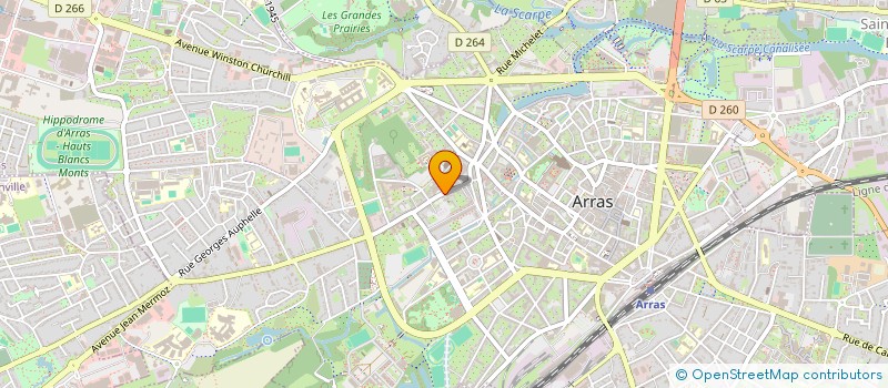 localisation de l'entreprise MONSIEUR GIANCARLO MENEGHINI à ARRAS