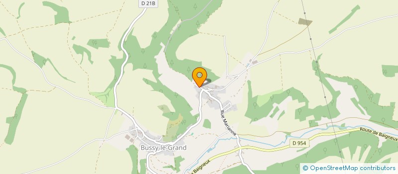 localisation de l'entreprise MONSIEUR GIANCARLO POCHETTINO  BUSSY-LE-GRAND