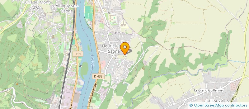 localisation de l'entreprise MONSIEUR GIANCARLO SCAPPATICCI  FLEURIEU-SUR-SAONE