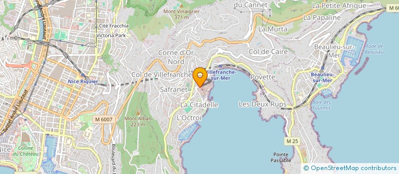 localisation de l'entreprise MONSIEUR GIANCARLO TALIGNANI  VILLEFRANCHE-SUR-MER