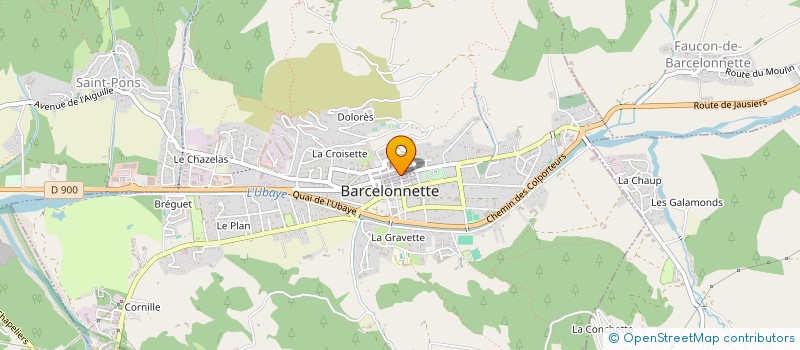 localisation de l'entreprise MONSIEUR GIANFRANCO PIPITONE  BARCELONNETTE