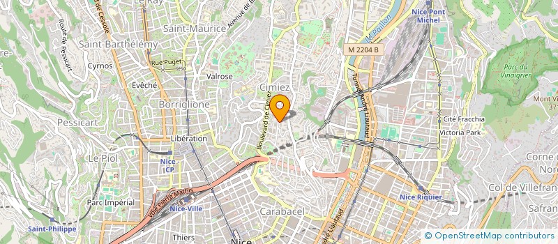 localisation de l'entreprise MONSIEUR GIANFRANCO PITTINI  NICE