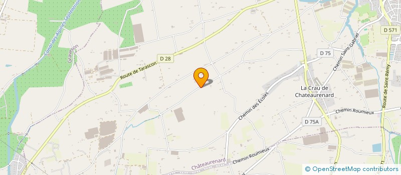 localisation de l'entreprise MONSIEUR GIANGIACOMO GUERCIO  CHATEAURENARD