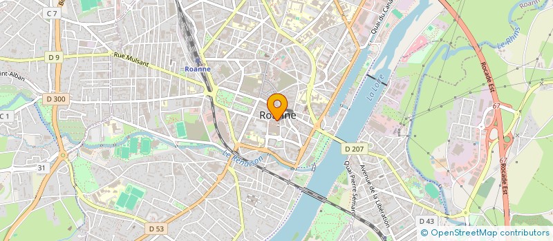 localisation de l'entreprise MONSIEUR GIANI APTEL  ROANNE