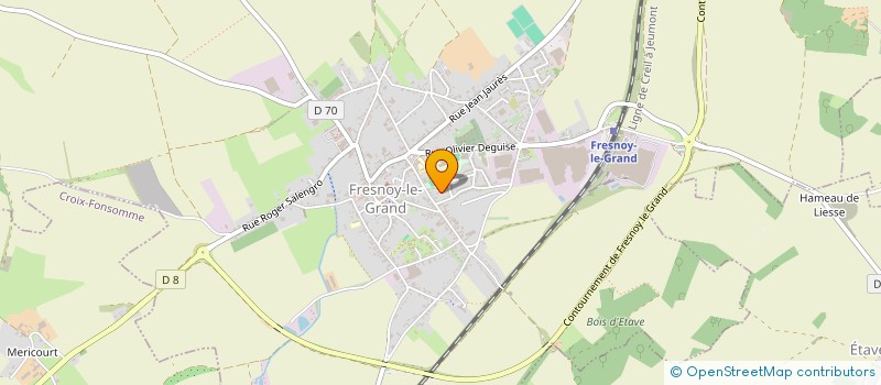 localisation de l'entreprise MONSIEUR GIANI DUBOIS  FRESNOY-LE-GRAND