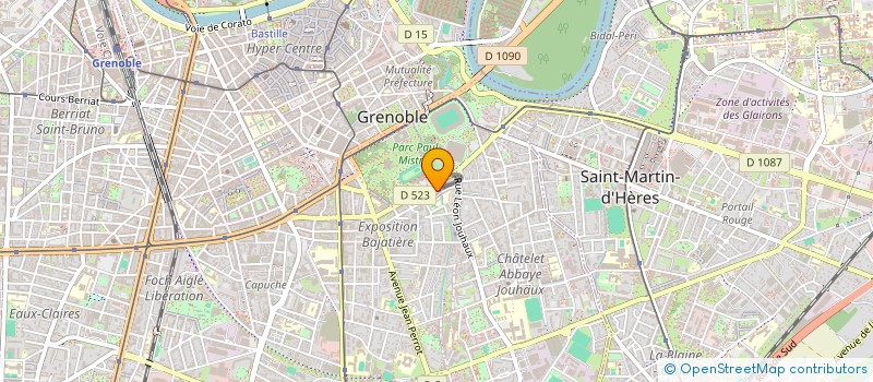 localisation de l'entreprise MONSIEUR GIANI TOPAZIO  GRENOBLE