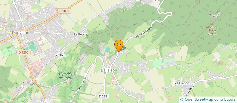 localisation de l'entreprise MONSIEUR GIANLUCA DE MEO  BALLAISON