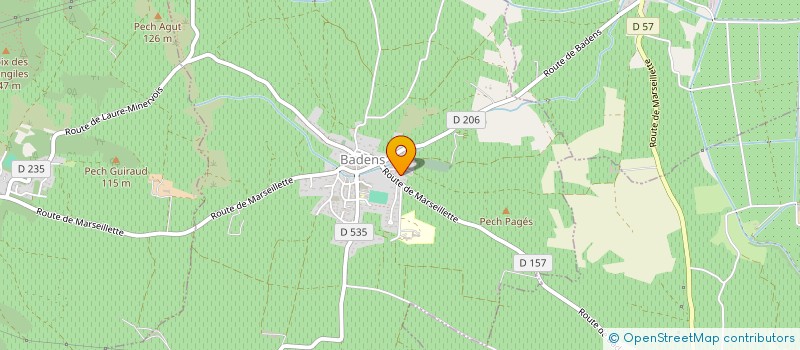 localisation de l'entreprise MONSIEUR GIANLUCA GALEOTA  BADENS