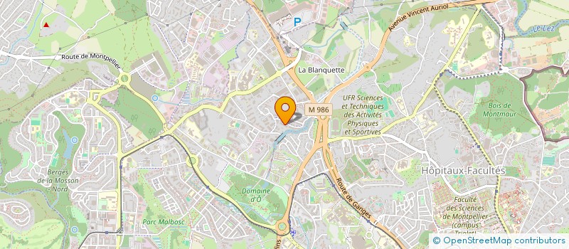 localisation de l'entreprise MONSIEUR GIANLUCA GAUDY à MONTPELLIER
