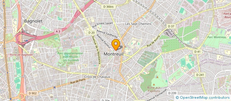 localisation de l'entreprise MONSIEUR GIANLUCA TROLESE à MONTREUIL