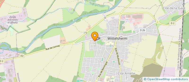 localisation de l'entreprise MONSIEUR GIANNI AMATULLI  WITTELSHEIM