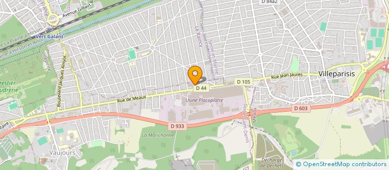 localisation de l'entreprise MONSIEUR GIANNI BIKOUMOU  VAUJOURS