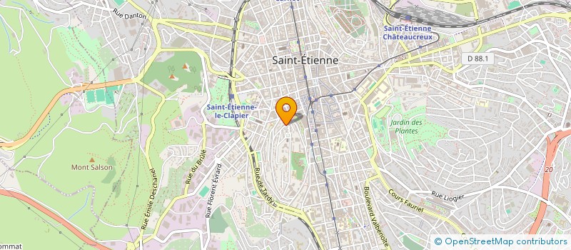 localisation de l'entreprise MONSIEUR GIANNI CONTRINO  SAINT-ETIENNE