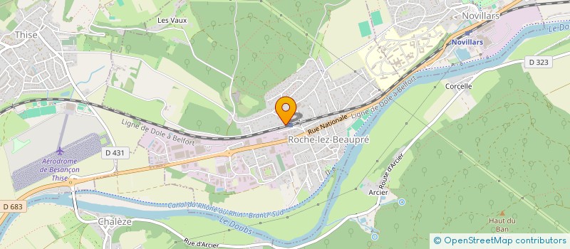 localisation de l'entreprise MONSIEUR GIANNI COSMA  NOVILLARS