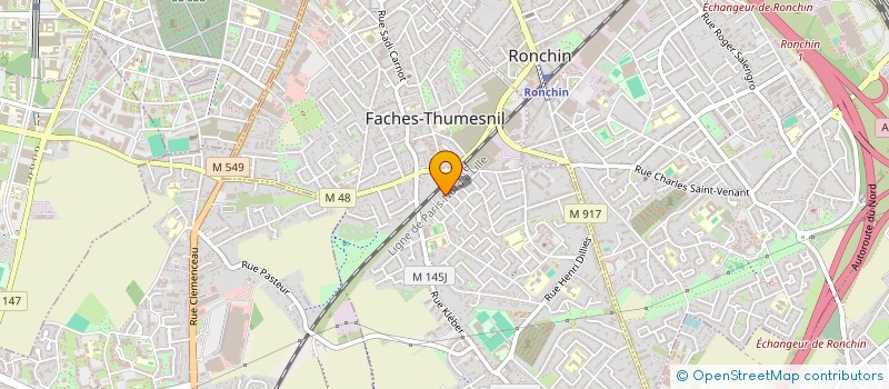 localisation de l'entreprise MONSIEUR GIANNI DELEBARRE  FACHES-THUMESNIL