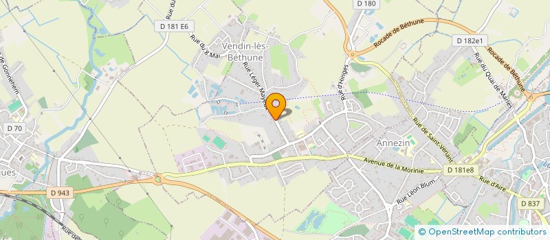 localisation de l'entreprise MONSIEUR GIANNI DUBUCHE  VENDIN-LES-BETHUNE