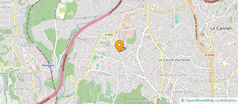 localisation de l'entreprise MONSIEUR GIANNI FRAGOMENI à LE CANNET