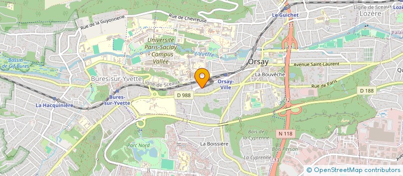 localisation de l'entreprise MONSIEUR GIANNI FRANCHITTI  ORSAY