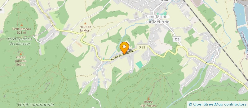 localisation de l'entreprise MONSIEUR GIANNI GAZZOLI  SAINT-MICHEL-SUR-MEURTHE