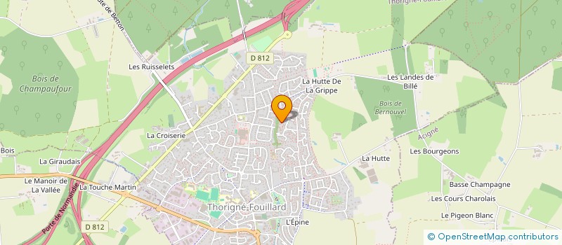 localisation de l'entreprise MONSIEUR GIANNI GILI  THORIGNE-FOUILLARD