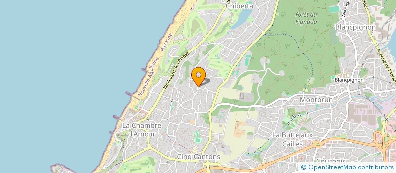 localisation de l'entreprise MONSIEUR GIANNI LUTTON à ANGLET