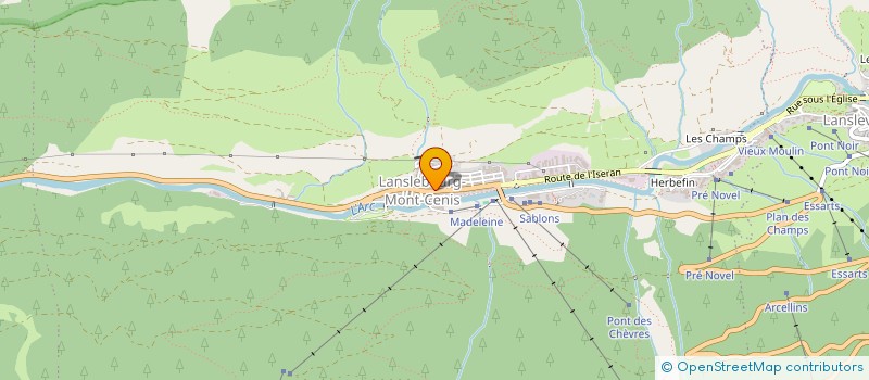 localisation de l'entreprise MONSIEUR GIANNI M PEROSINI  VAL-CENIS