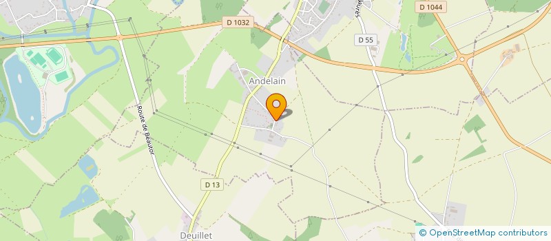 localisation de l'entreprise MONSIEUR GIANNI MANABRE à ANDELAIN
