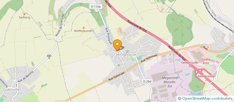 localisation de l'entreprise MONSIEUR GIANNI PIAZZA  SEINGBOUSE