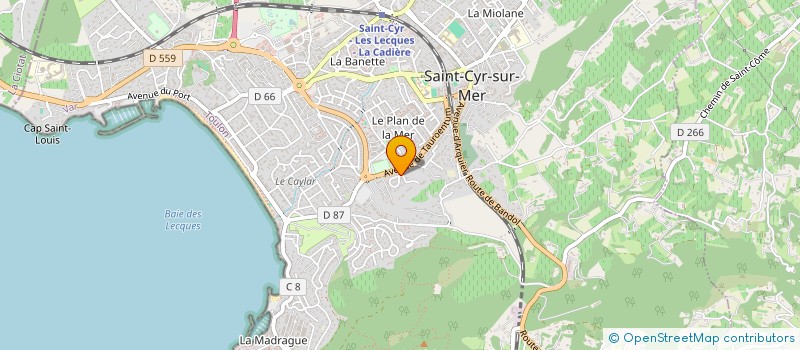 localisation de l'entreprise MONSIEUR GIANNI RADDUSO à SAINT-CYR-SUR-MER