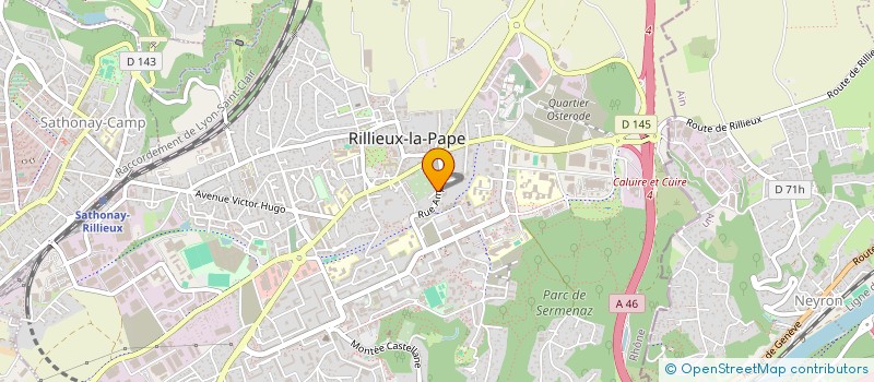 localisation de l'entreprise MONSIEUR GIANNI ROSELLO  CHASSELAY