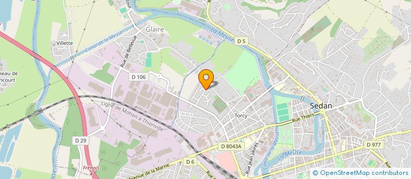 localisation de l'entreprise MONSIEUR GIANNI SANZ-CARRASCOSO à SEDAN