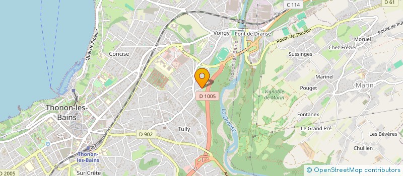 localisation de l'entreprise MONSIEUR GIANNI SAVA  THONON-LES-BAINS