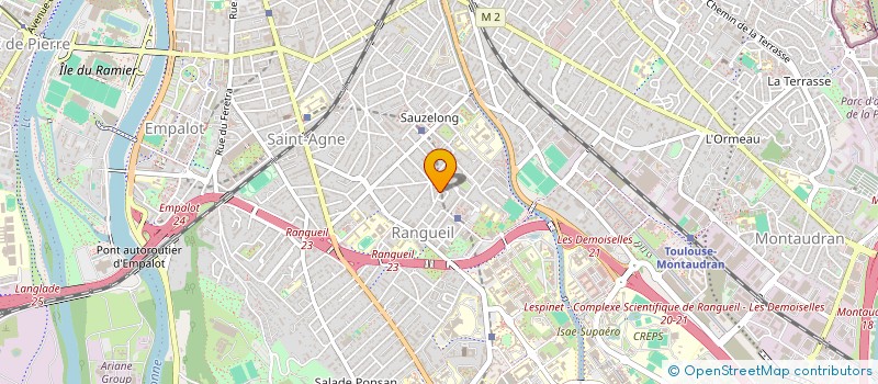 localisation de l'entreprise MONSIEUR GIANNI THEOPHILE  TOULOUSE