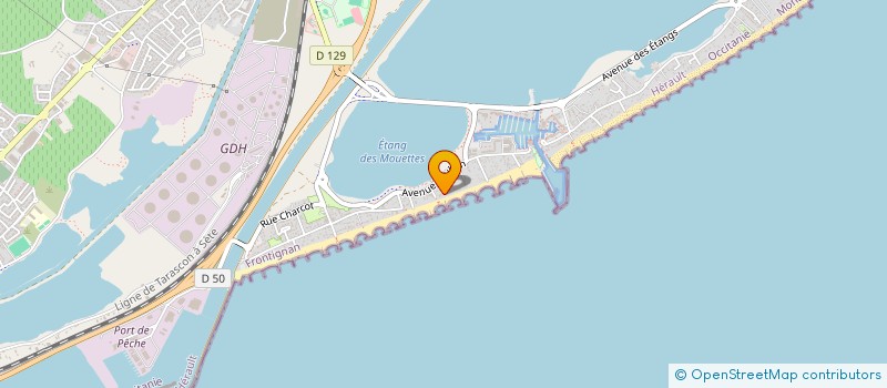 localisation de l'entreprise MONSIEUR GIANNI VERNHES à FRONTIGNAN